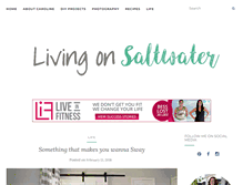 Tablet Screenshot of livingonsaltwater.com